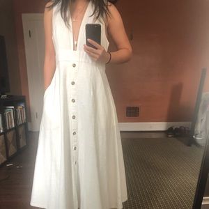 US 12 Urban Outfitters White Dress